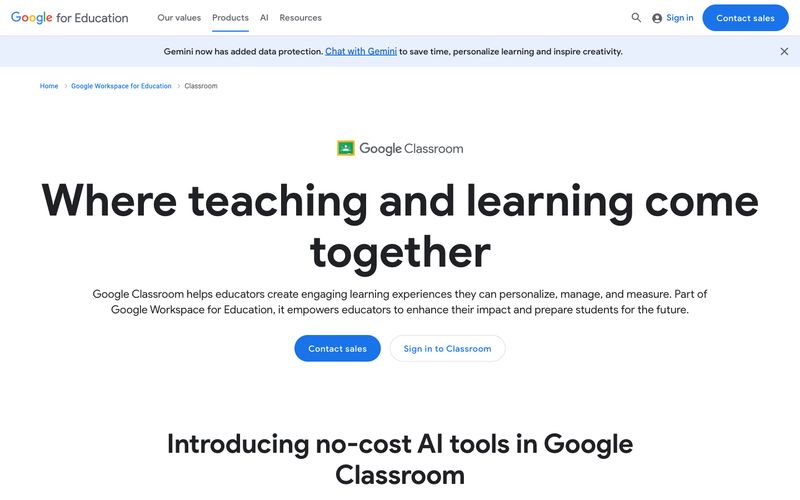 Google for Education — pratinjau situs nganggo gaya iki