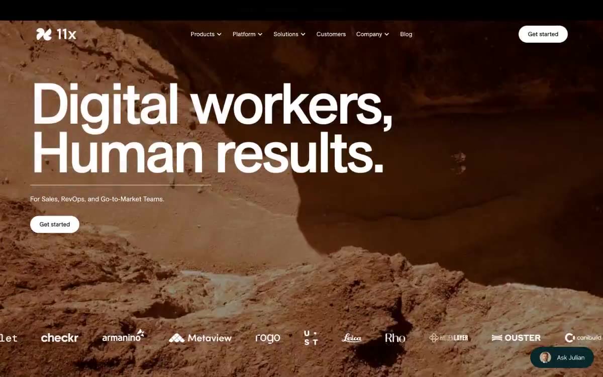 11x– Digital workers — осы стильдегі сайттың алдын ала көрінісі