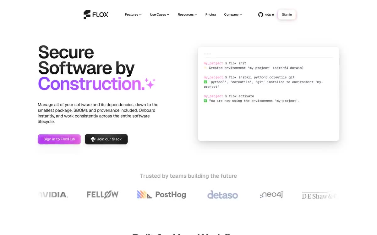 Flox — estilo honetako gune baten aurrebista