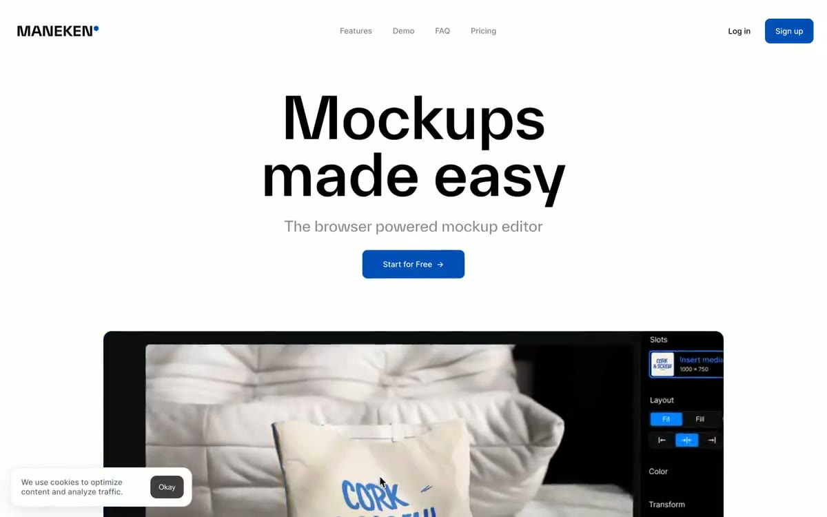 Mockups made easy — antaŭrigardo de retejo en ĉi tiu stilo