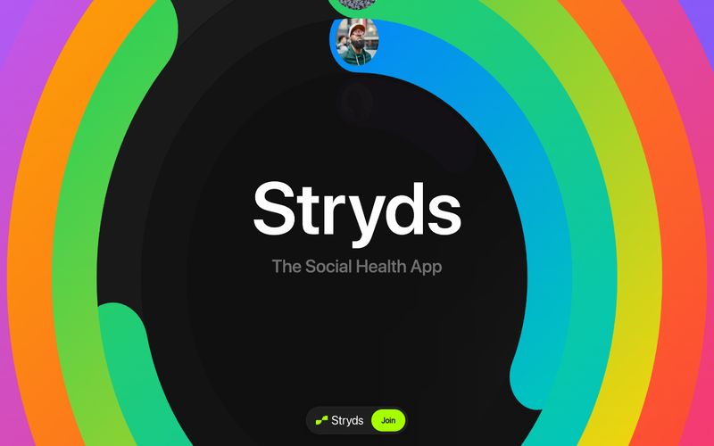 Stryds — eine Vorschau einer Website in diesem Stil