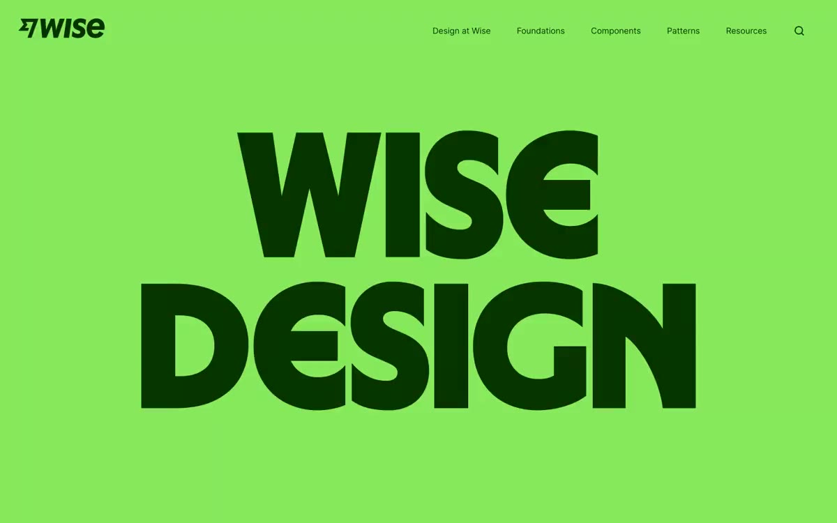 Wise Design — eine Vorschau einer Website in diesem Stil
