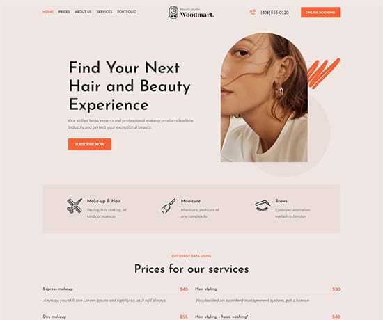 demo beauty Разработка интернет магазина. Товары, акции, доставка, отзывы, контакты.