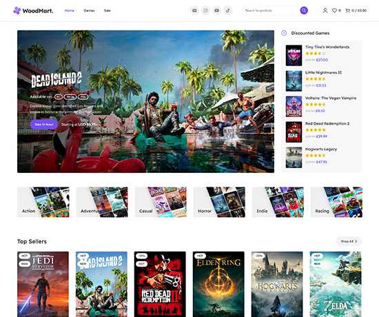 demo games white Разработка интернет магазина. Товары, акции, доставка, отзывы, контакты.