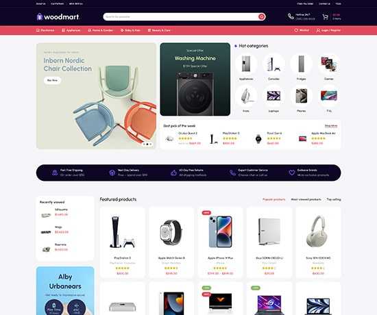demo megamarket 2 min 1 Разработка интернет магазина. Товары, акции, доставка, отзывы, контакты.