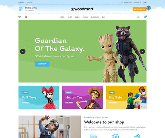 demo toys Разработка интернет магазина. Товары, акции, доставка, отзывы, контакты.
