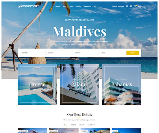 demo travel Разработка интернет магазина. Товары, акции, доставка, отзывы, контакты.