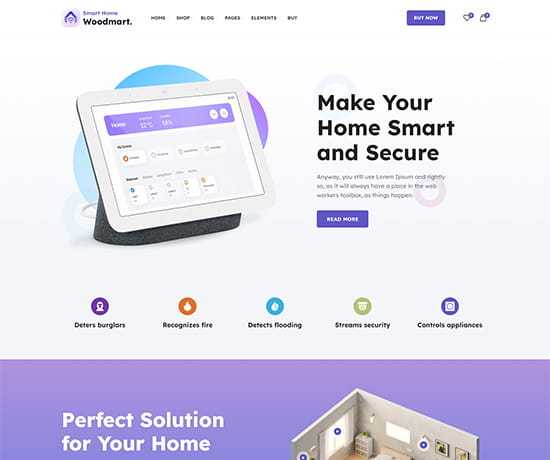 demos smart home Разработка интернет магазина. Товары, акции, доставка, отзывы, контакты.