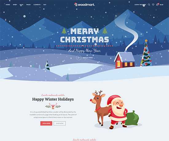 maintenance xmas 1 Разработка интернет магазина. Товары, акции, доставка, отзывы, контакты.