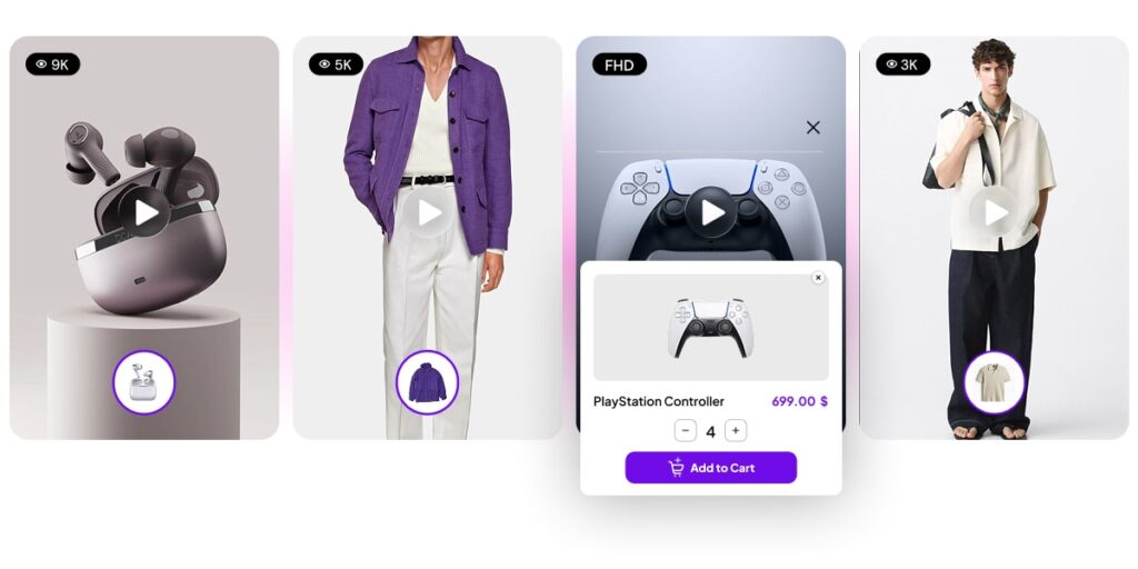 grid view 1 TIK-TOK, Instagram слайдер WooCommerce